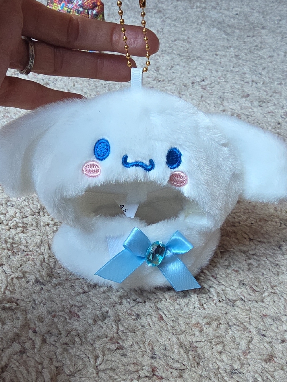 Cinnamoroll Plush Hood For Monchichi